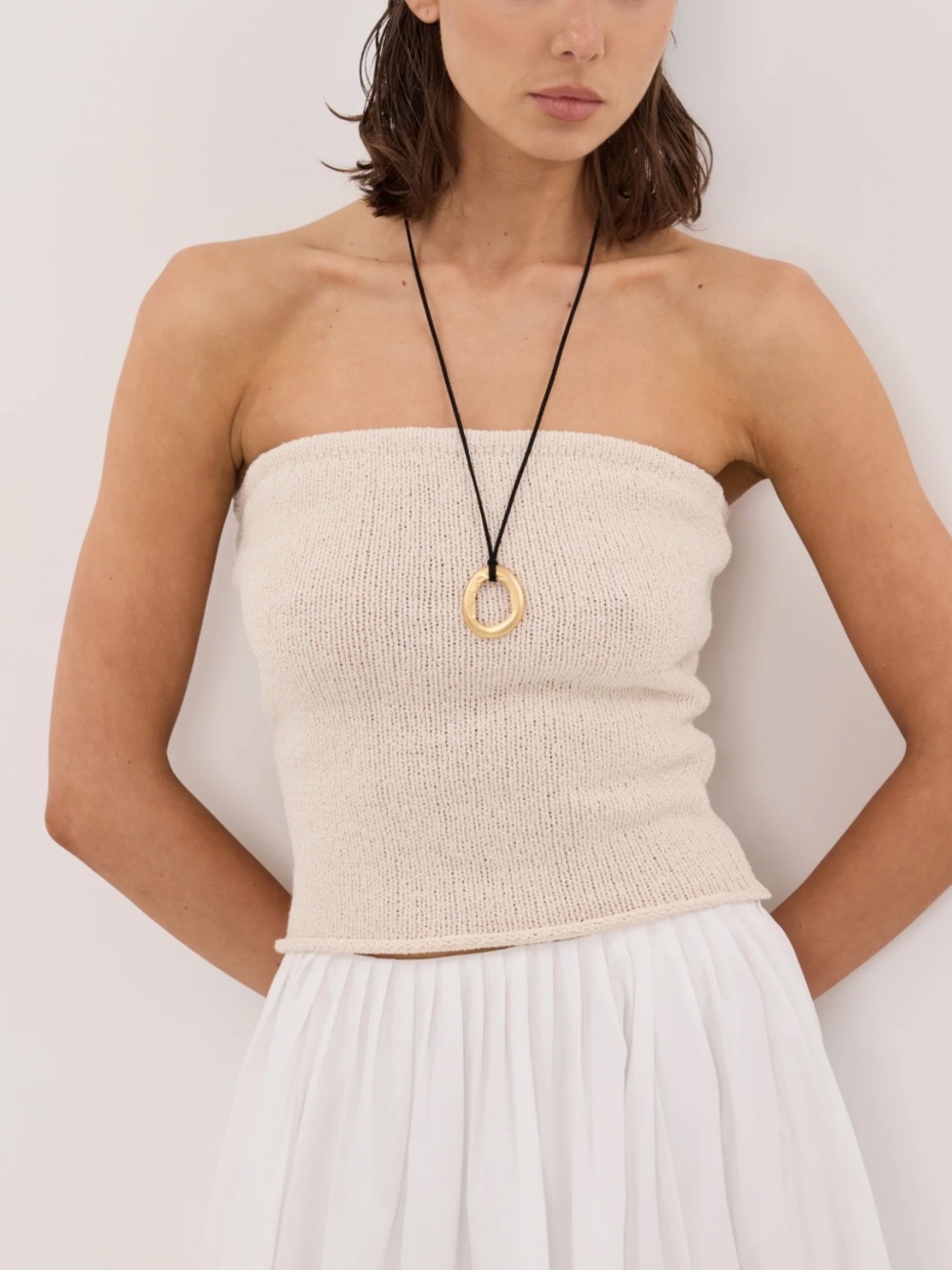 DISSH Bandeau Knit Top